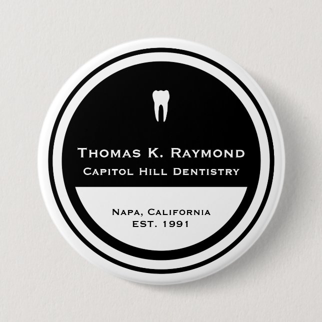Dental Employee Button (Front)