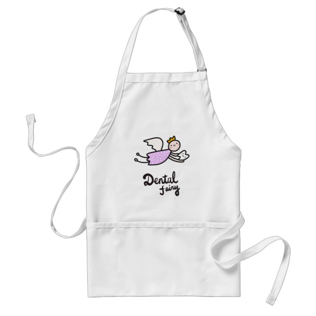 Dental Fairy Adult Apron (Front)