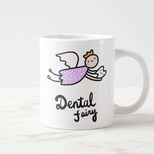 Dental Fairy Giant Coffee Mug (Right)