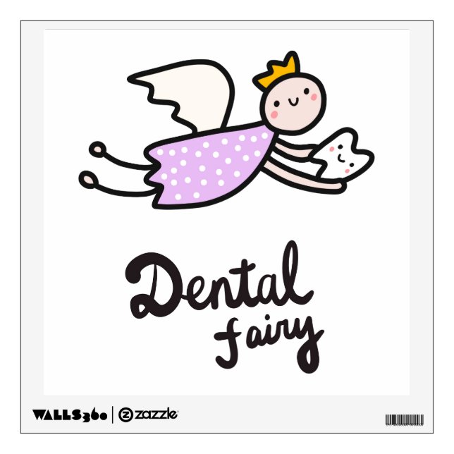 Dental Fairy Wall Decal (Front)