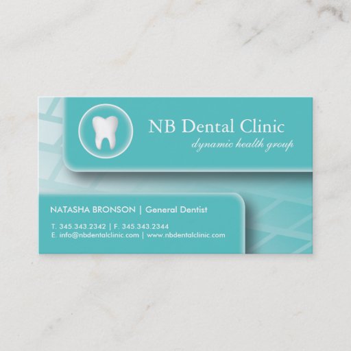 Customizable Dental / General Dentist Business Cards