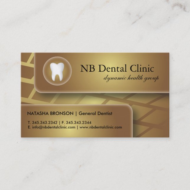 Dental / General Dentist Business Cards (Front)