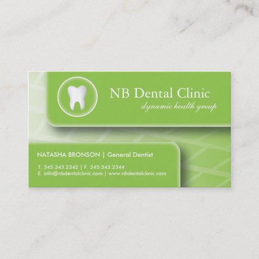 Customizable Dental / General Dentist Business Cards