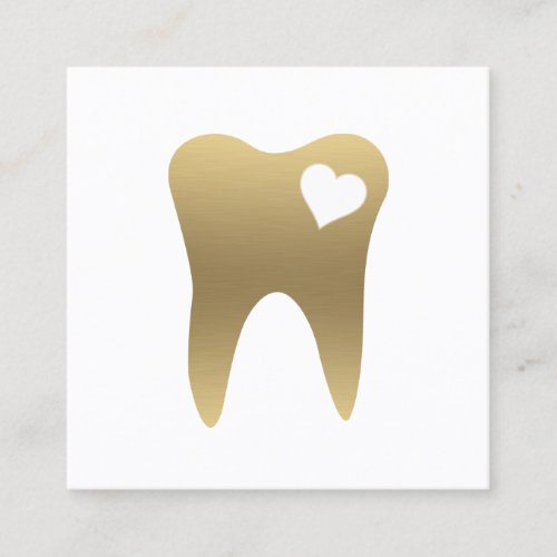 Dental Gold Teeth Business Card