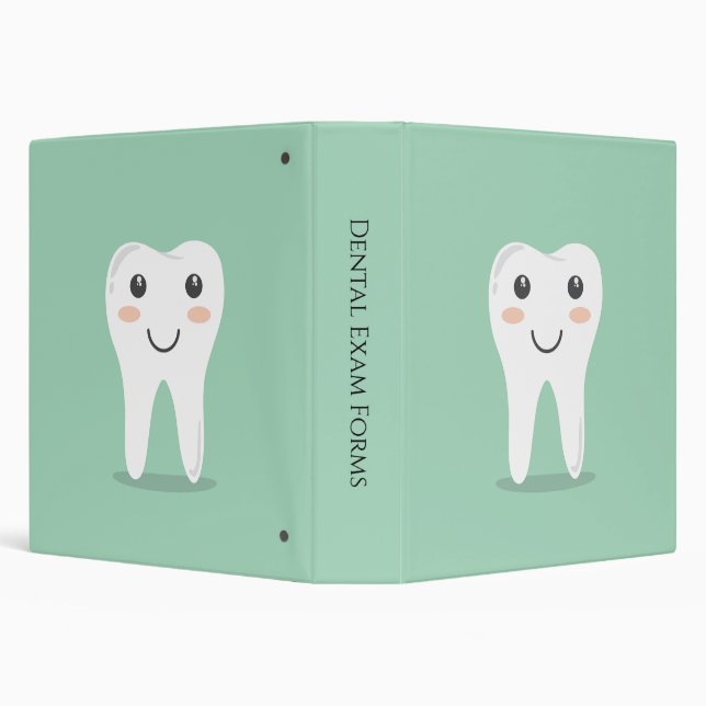 Dental Health ; Oral Hygiene 3 Ring Binder (Background)