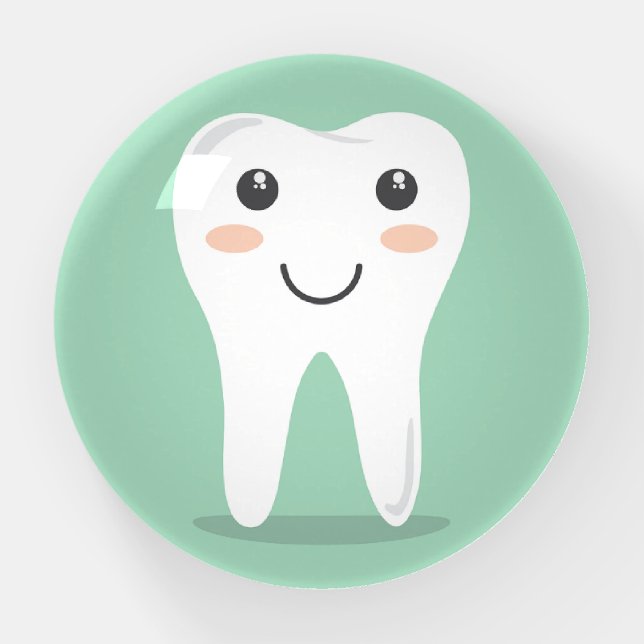 Dental Health Oral Hygiene Paperweight (Front)