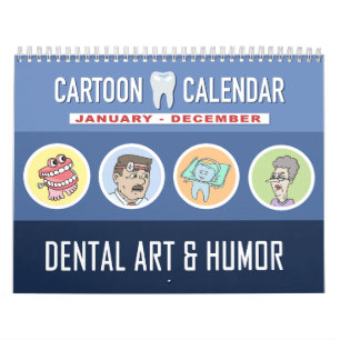 Dental Humor Cartoon Calendar