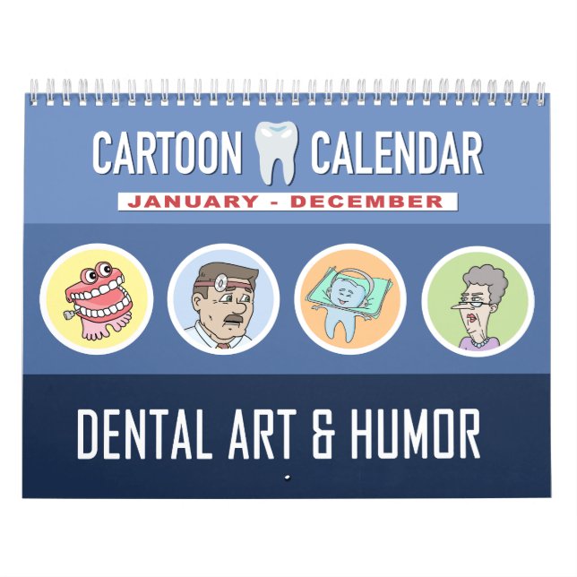Dental Humor Cartoon Calendar (Cover)