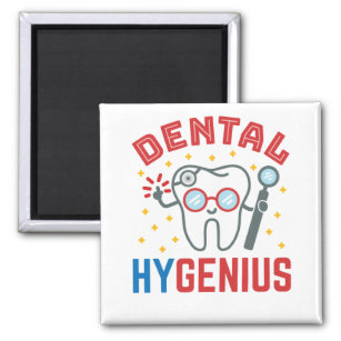 Dental Hygenius Hygienist RDH Funny Appreciation Magnet
