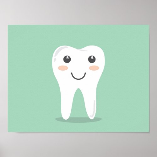 Dental Hygiene_ happy tooth Poster