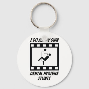 Dental Hygiene Stunts Keychain