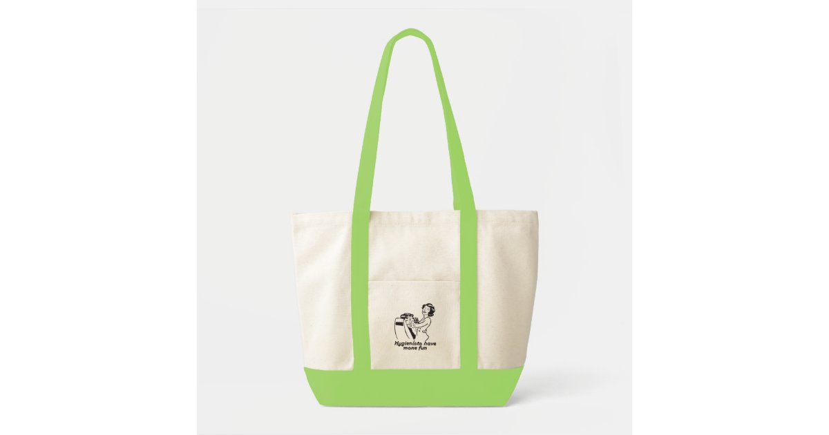 Dental Hygiene Tote Bags | Zazzle