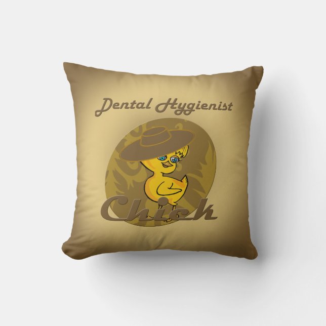 Dental Hygienist #6 Throw Pillow (Front)