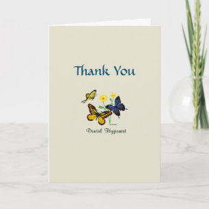 Dental Hygienist BFLY Thank You Card
