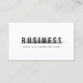 Dental Hygienist Bold Text Minimalism Business Card (Front)