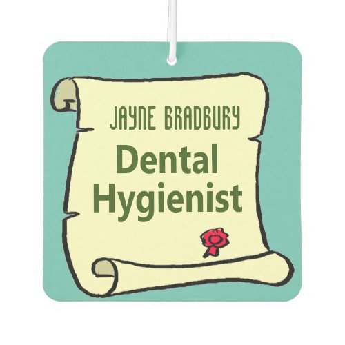 Dental Hygienist Car Air Freshener