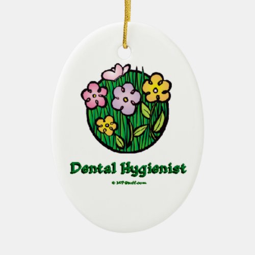 Dental Hygienist Ceramic Ornament