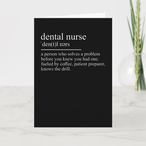 Dental Hygienist Definition Zfa Stomatologist Card