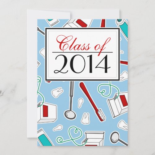 Dental Hygienist / Dental School Graduation - Blue Cards