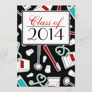 Dental Hygienist / Dental School Graduation Invitation