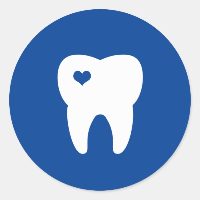 Dental Hygienist Dentist Classic Round Sticker (Front)