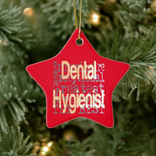 Dental Hygienist Extraordinaire Ceramic Ornament