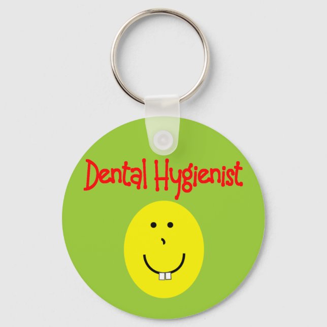 dental hygienist gifts---Funny Keychain (Front)