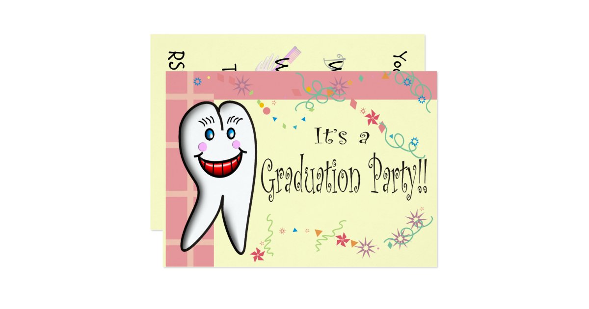 Dental Graduation Invitations 8