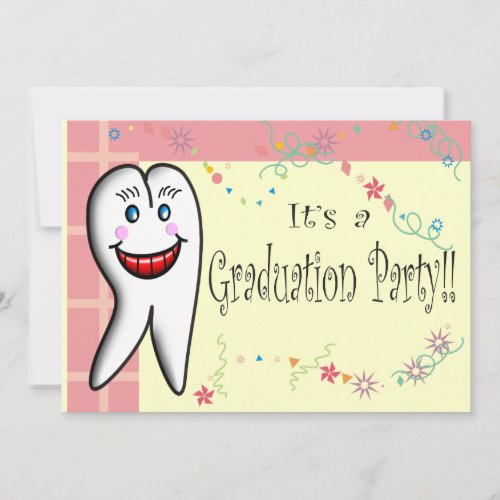 Dental Hygienist Graduation Invitations