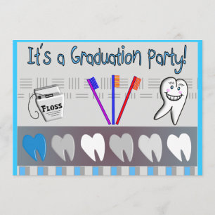 Dental Hygienist Graduation Invitations