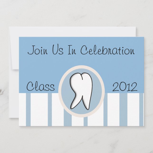 Dental Hygienist Graduation Party Invitations 2012 (Front)