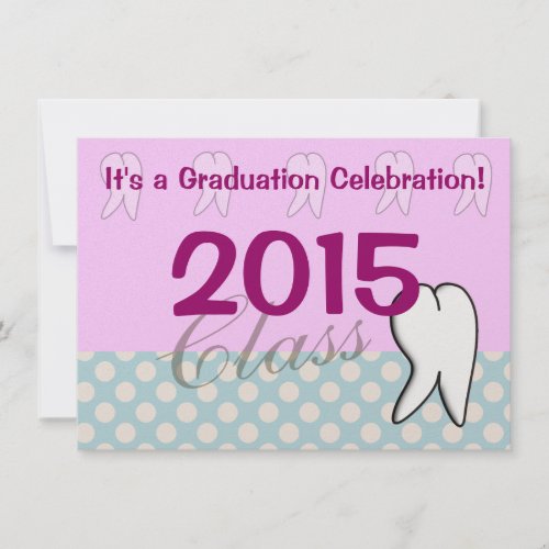 Dental Hygienist Graduation Party Invitations 2015