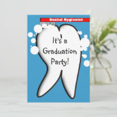 Dental Hygienist Graduation Party Invitations III (Standing Front)