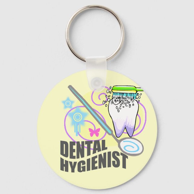 Dental Hygienist Keychain (Front)