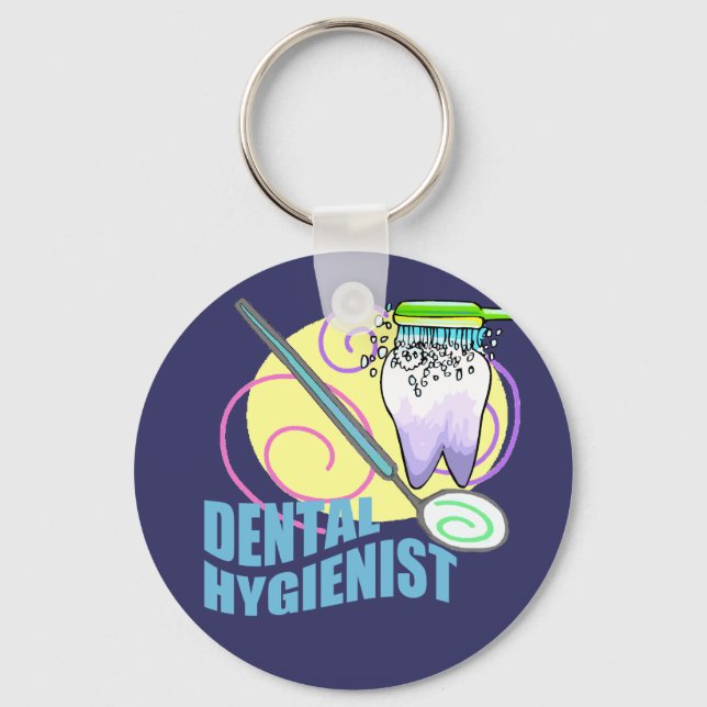 Dental Hygienist Keychain (Front)