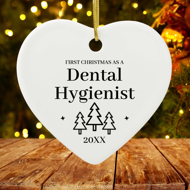 Dental Hygienist New Job Christmas Ceramic Ornament (Dental Hygienist New Job Christmas Ceramic Ornament
)