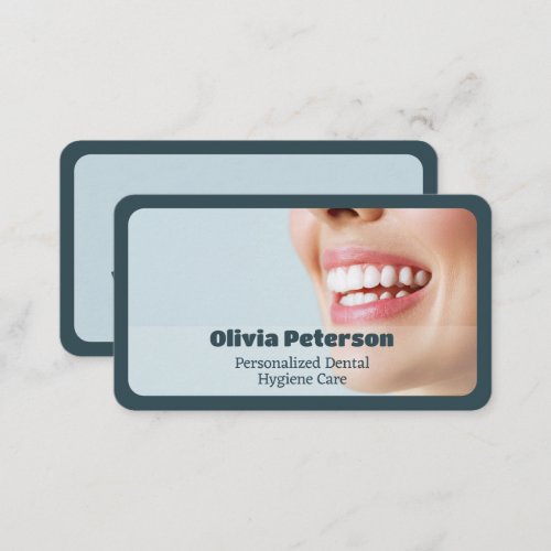 Dental Hygienist Oral Health Business Card