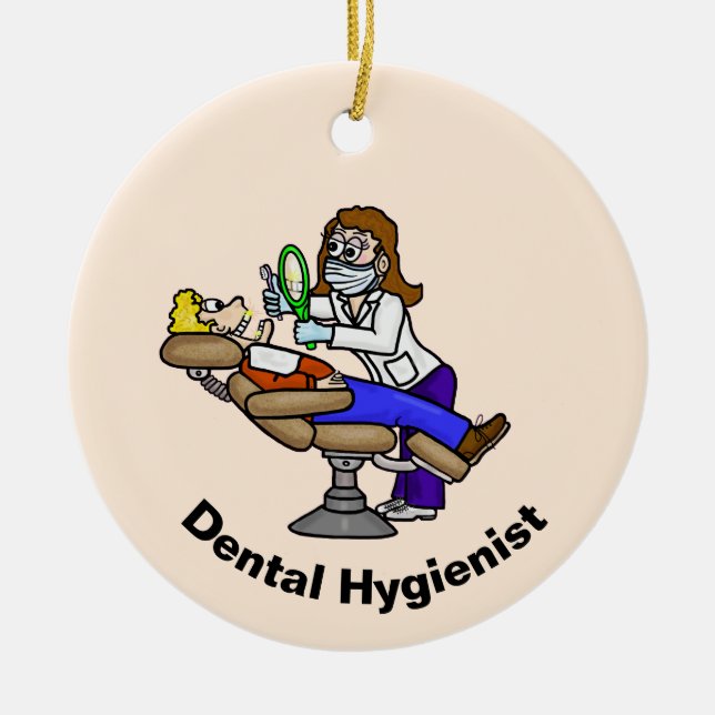 Dental Hygienist Ornament (Front)
