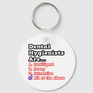 Dental Hygienist Quiz...Joke Keychain