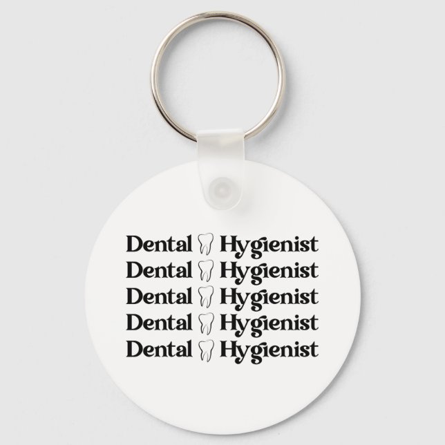 Dental Hygienist | RDH Dentist Dental gifts Keychain (Front)