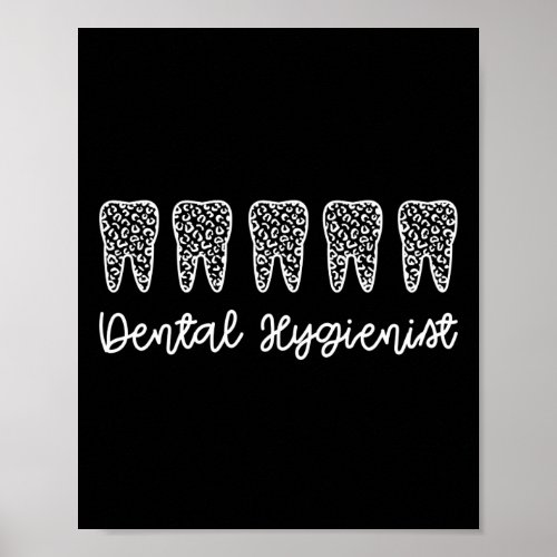 Dental Hygienist  RDH Dentist Dental gifts Poster