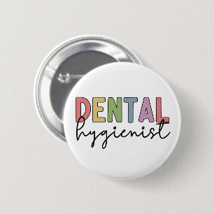Dental Hygienist RDH Registered Dental Hygienist Button