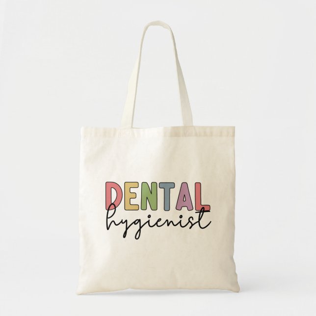 Dental Hygienist RDH Registered Dental Hygienist Tote Bag (Front)