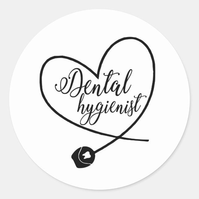 Dental Hygienist Stickers (Front)