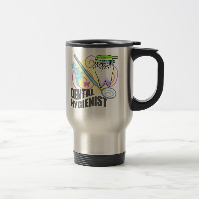 Dental Hygienist Travel Mug (Right)