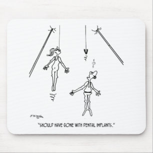 Dental Implant Cartoon 9468 Mouse Pad
