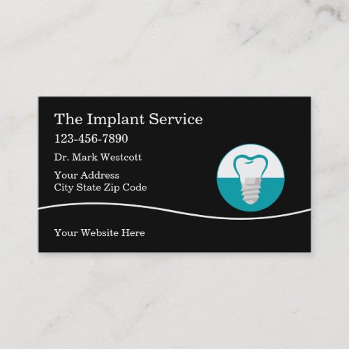 Dental Implant Services  Business Card