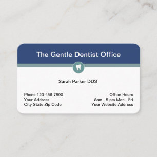 Dental Industry Office Modern Design Business Card