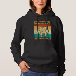 Dental Lab Tech Technician Subti Tooths Root Probl Hoodie