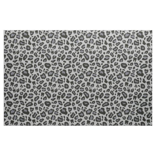 Dental leopard print fabric